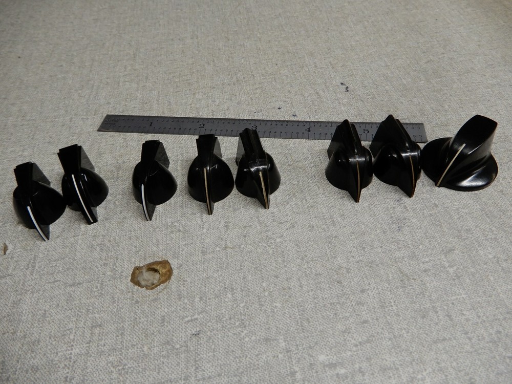 Chicken Head Knobs for 1/4 Shafts Some with Set Screws Some Daka-Ware