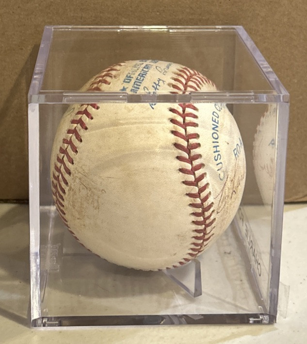 Charlie Fox Autographed Baseball JSA Certification