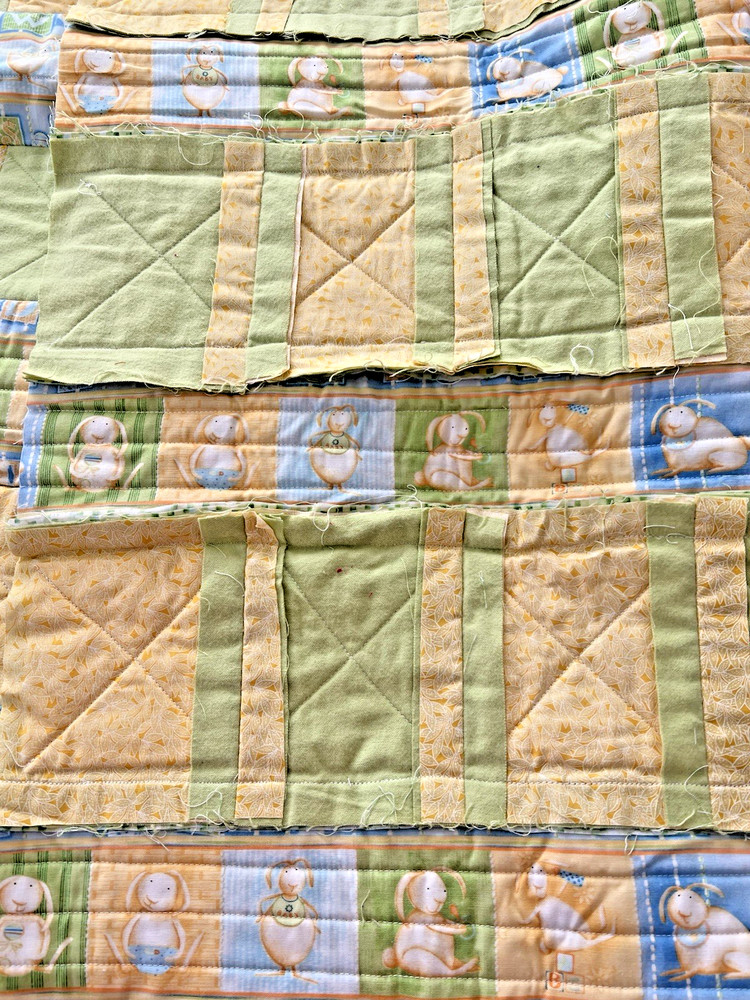 Handmade Quilt, Craft Project, Needs Completed, 32x 40”
