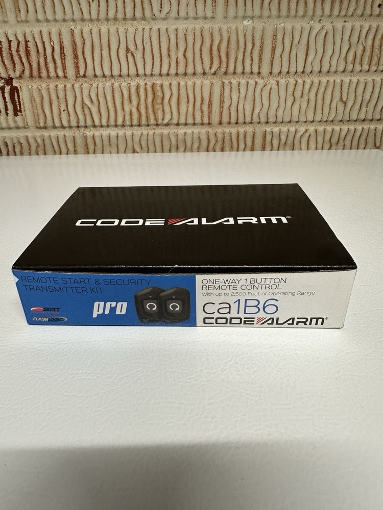 Code Alarm Pro CA1B6 1-Way Transmitter Kit 2 - Cat1lr Remotes Antenna Harness
