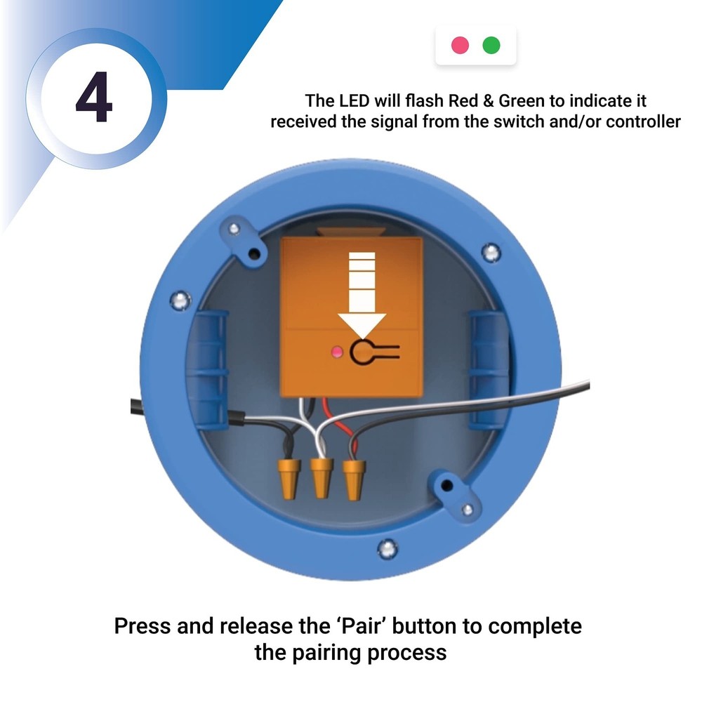 Levven 3-Way Dimmer Wireless Switch Kit - Decorator-Style Switch, Wireless Po...