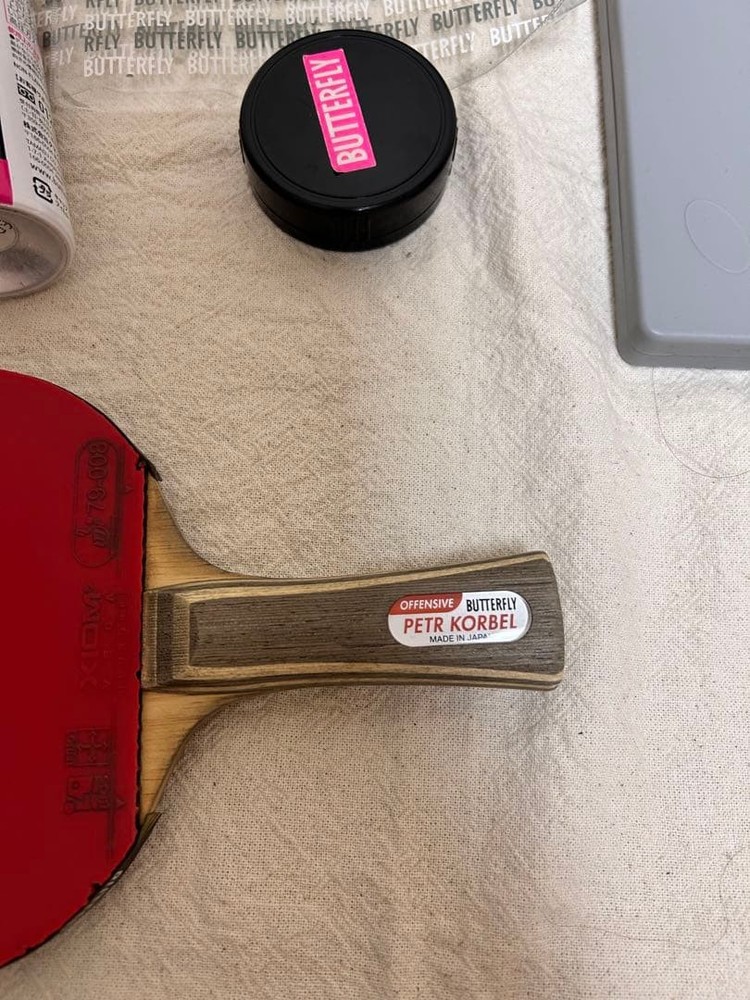 PETR KORBEL table tennis racket