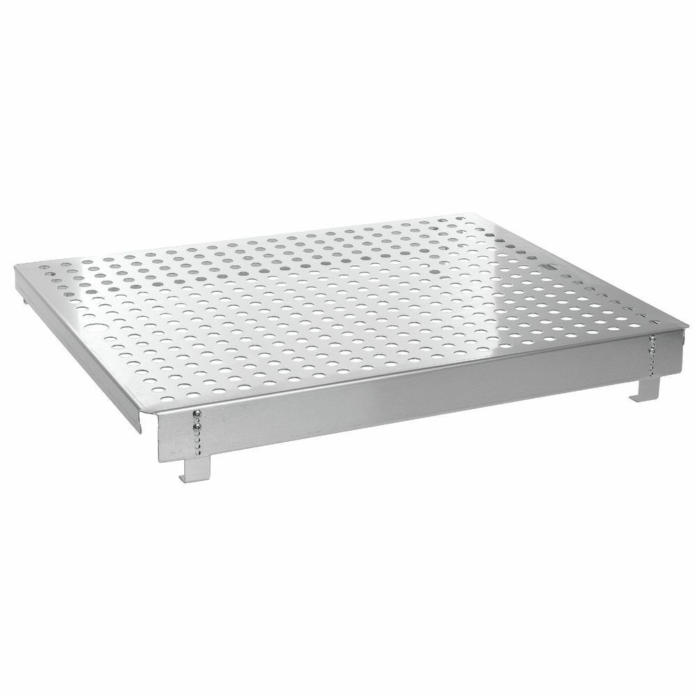 HUBERT Steam Table Pan Riser Single Well Perforated Stainless Steel Adjustable