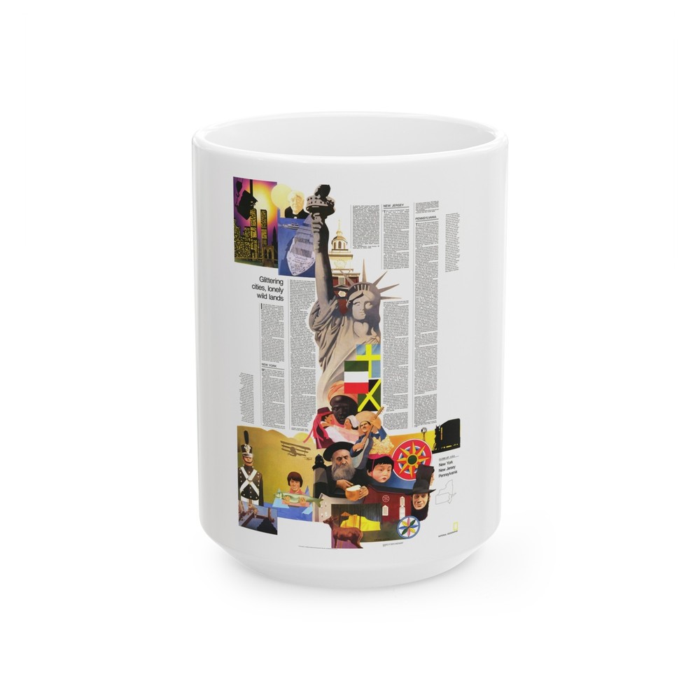 USA - Northeast 2 (1978) (Map) White Coffee Mug