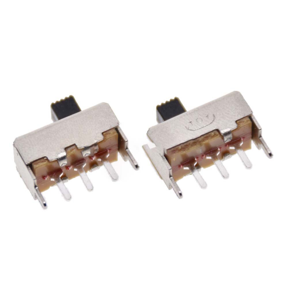 20pcs SS12F44G5 SS-12F44 Handle 5MM Toggle Switch Second Gear Vertical 1P2T new
