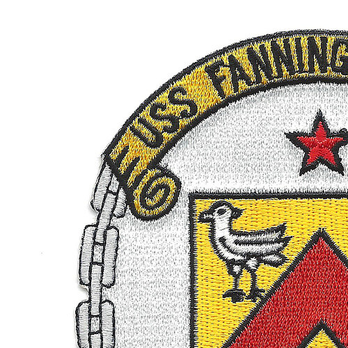 USS Fanning FF-1076 Frigate Ship Patch