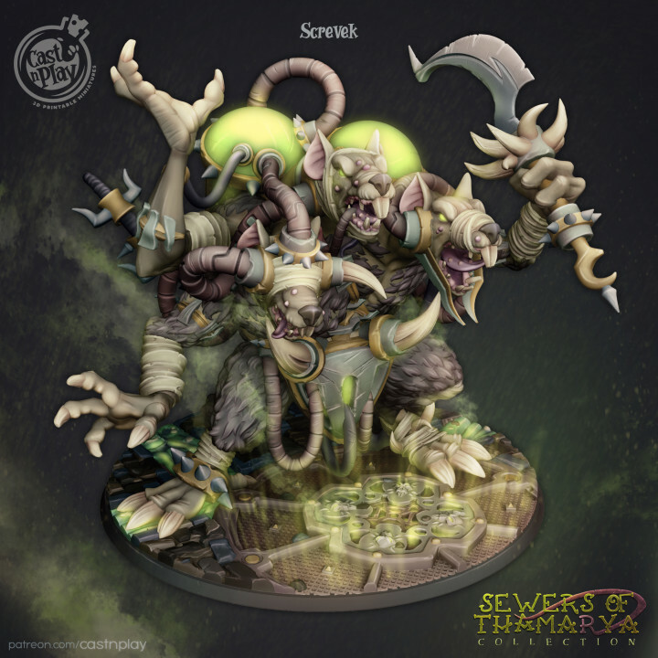 Screvek Miniature | D&D DnD |