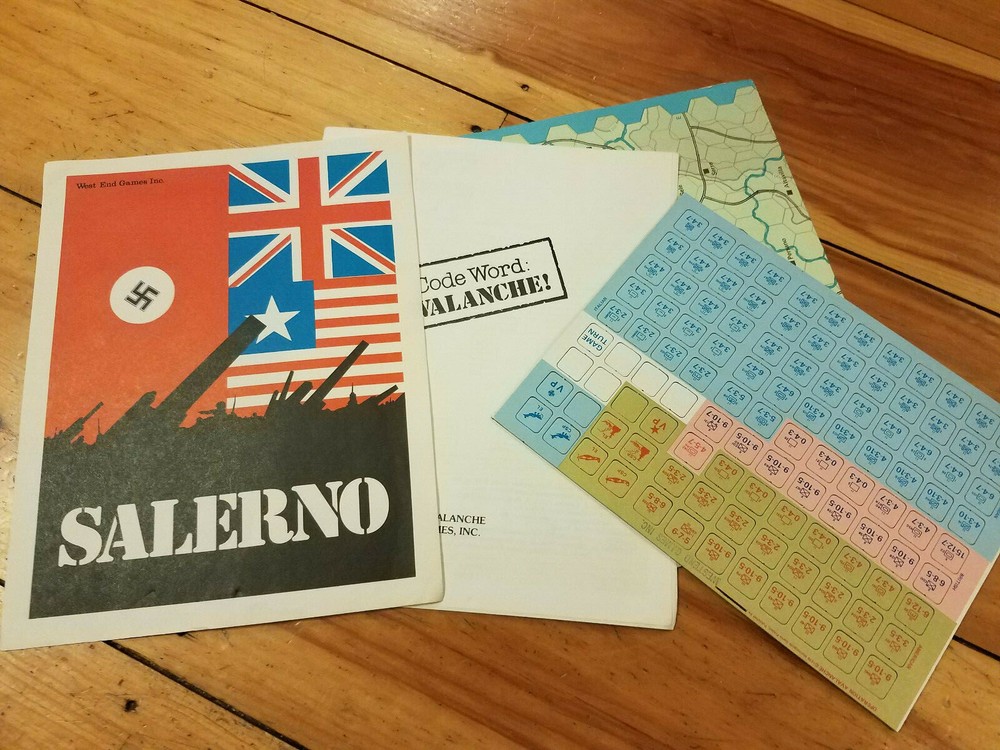 Salerno Code Word Avalanche West End Games Mint and Unpunched