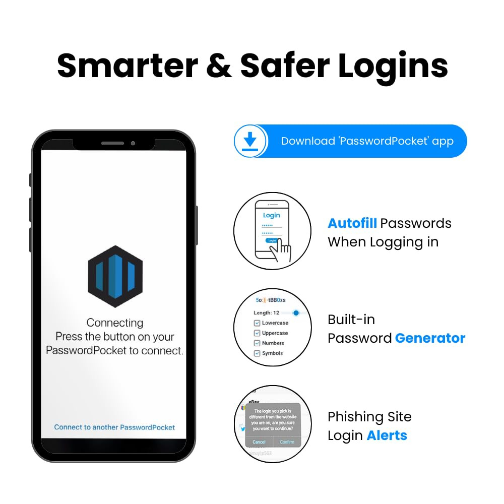 Offline Password Keeper, Manage Your Passwords - Secure Bluetooth Drive with ...