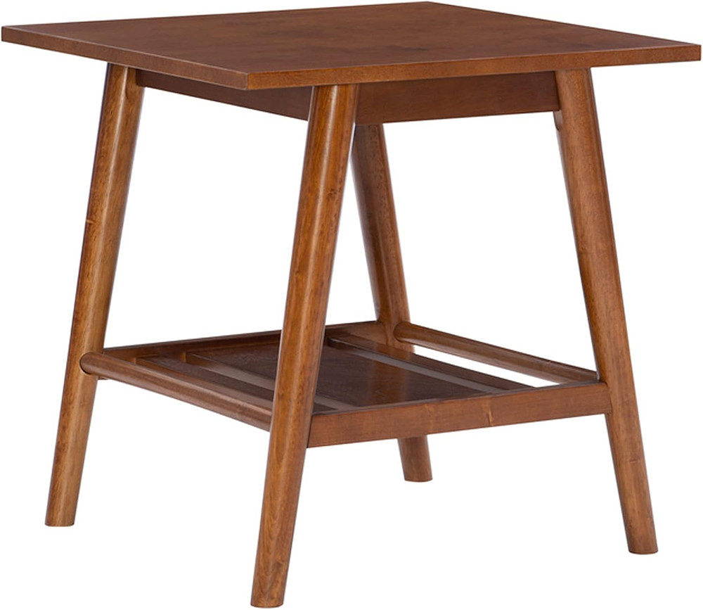 Melissa Mid-Century Walnut End Table
