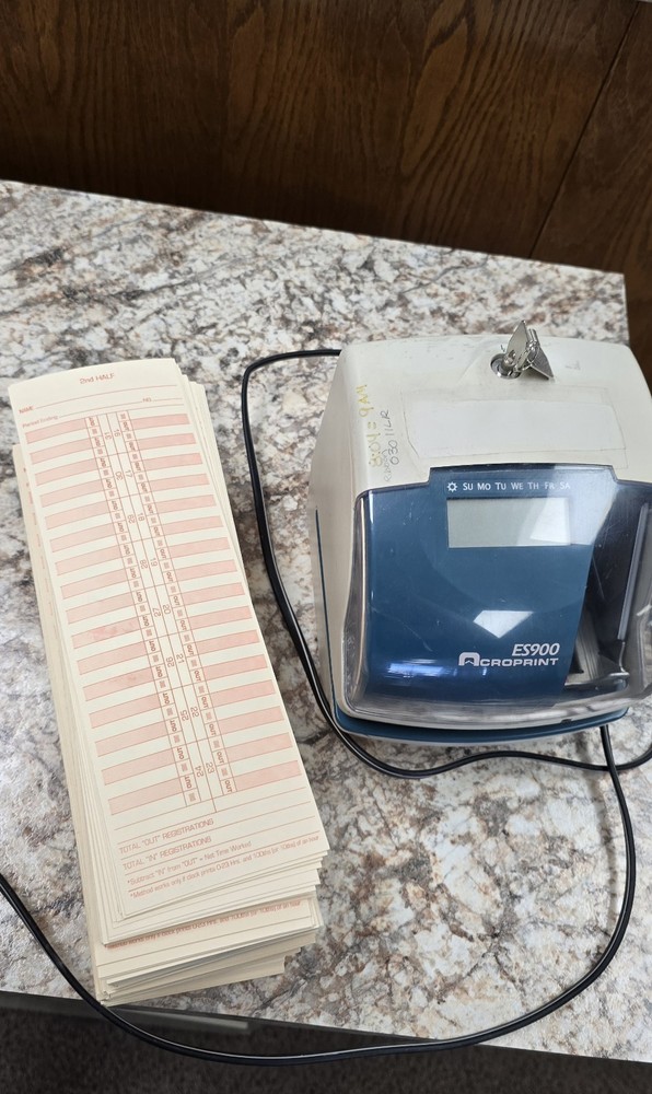 Acroprint ES900 Traditional Punch Time Clock