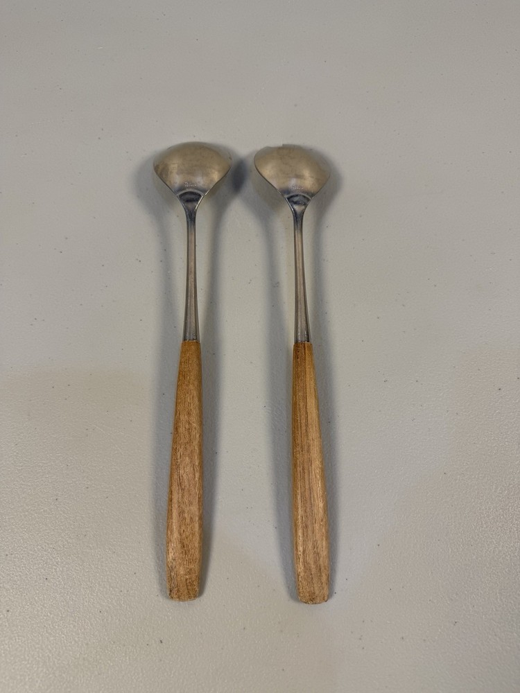 Norway MCM Stainless & Wood Handle Serving Set