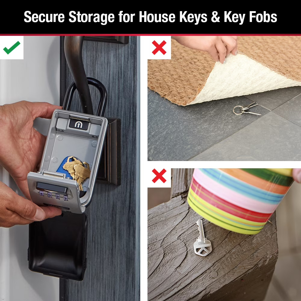 Master Lock Light-Up Combination Lock Box 5424EC Portable Key Storage