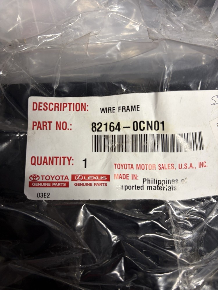 Toyota 82164-0CN01 WIRE, FRAME