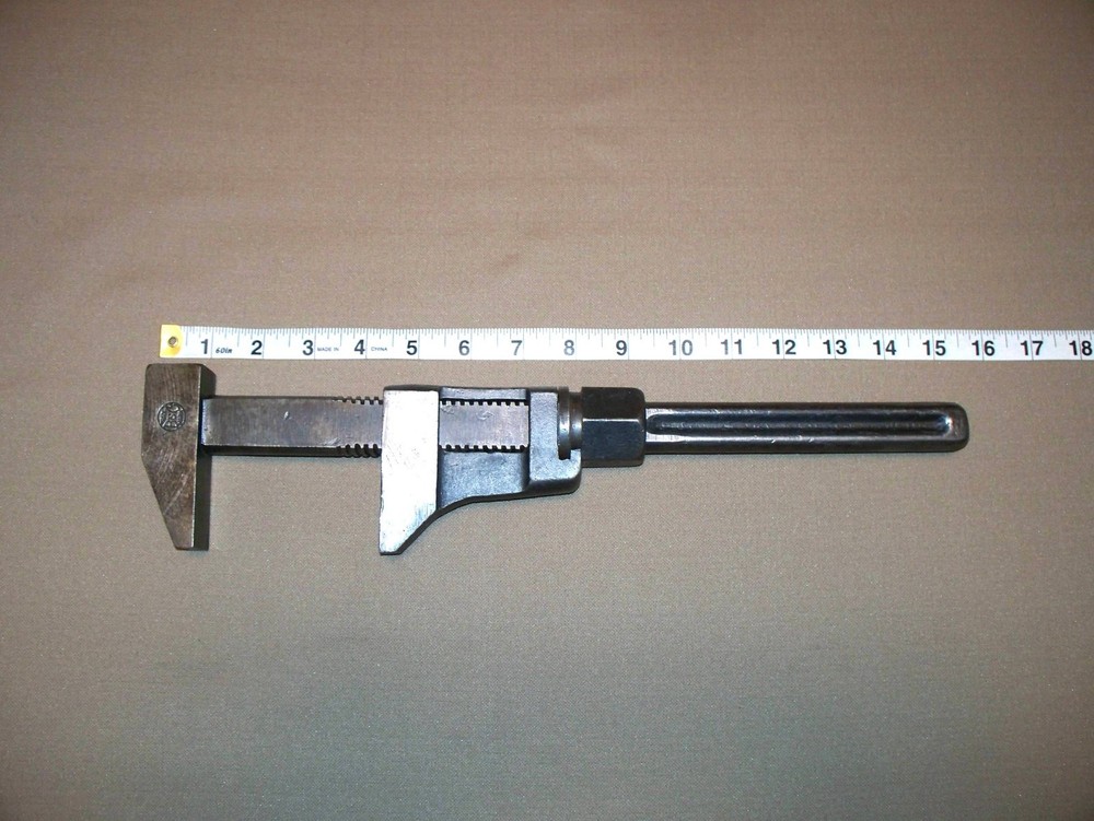 #12 Vintage Bemis & Call 15” No 90 Adjustable Monkey Wrench Tool
