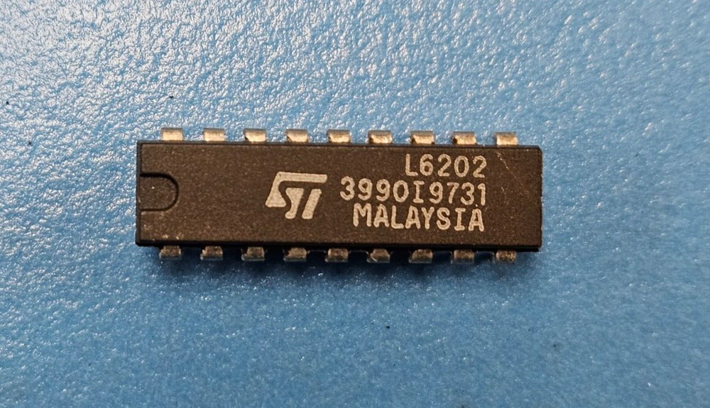 (10 PCS) L6202 STMICRO FULL BRIDGE DRIVER 18PIN DIP