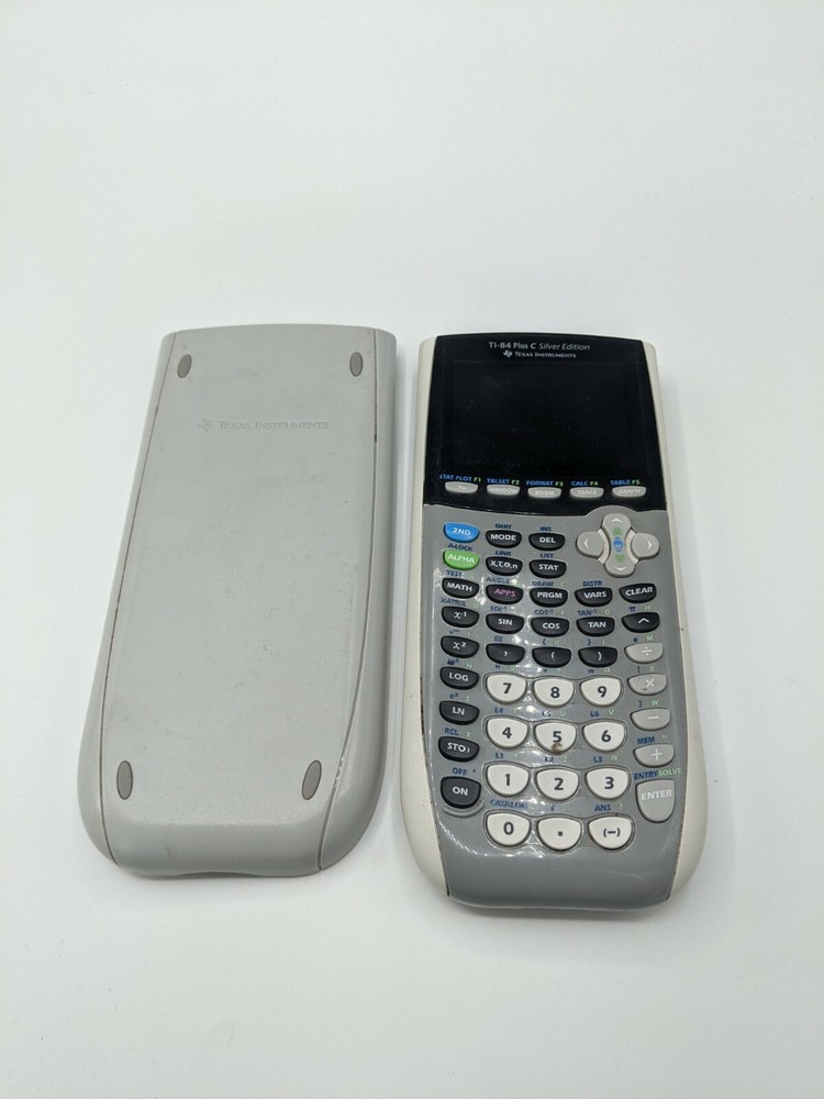 Texas Instruments TI-84 Plus C Silver Edition Graphing Calculator Gray (Read)