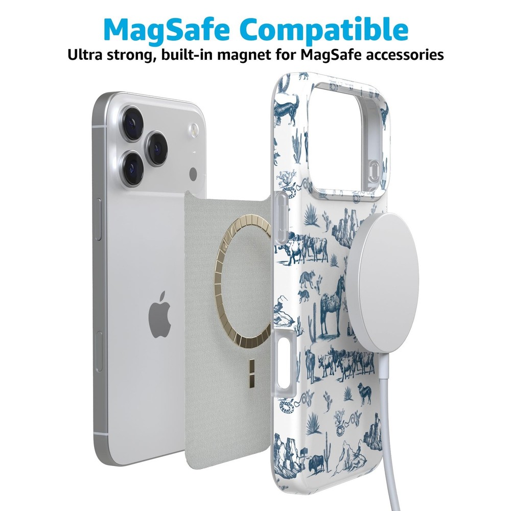 Casely iPhone 17 Pro Case | Wild West Adventure | Desert | Compatible with MagSa