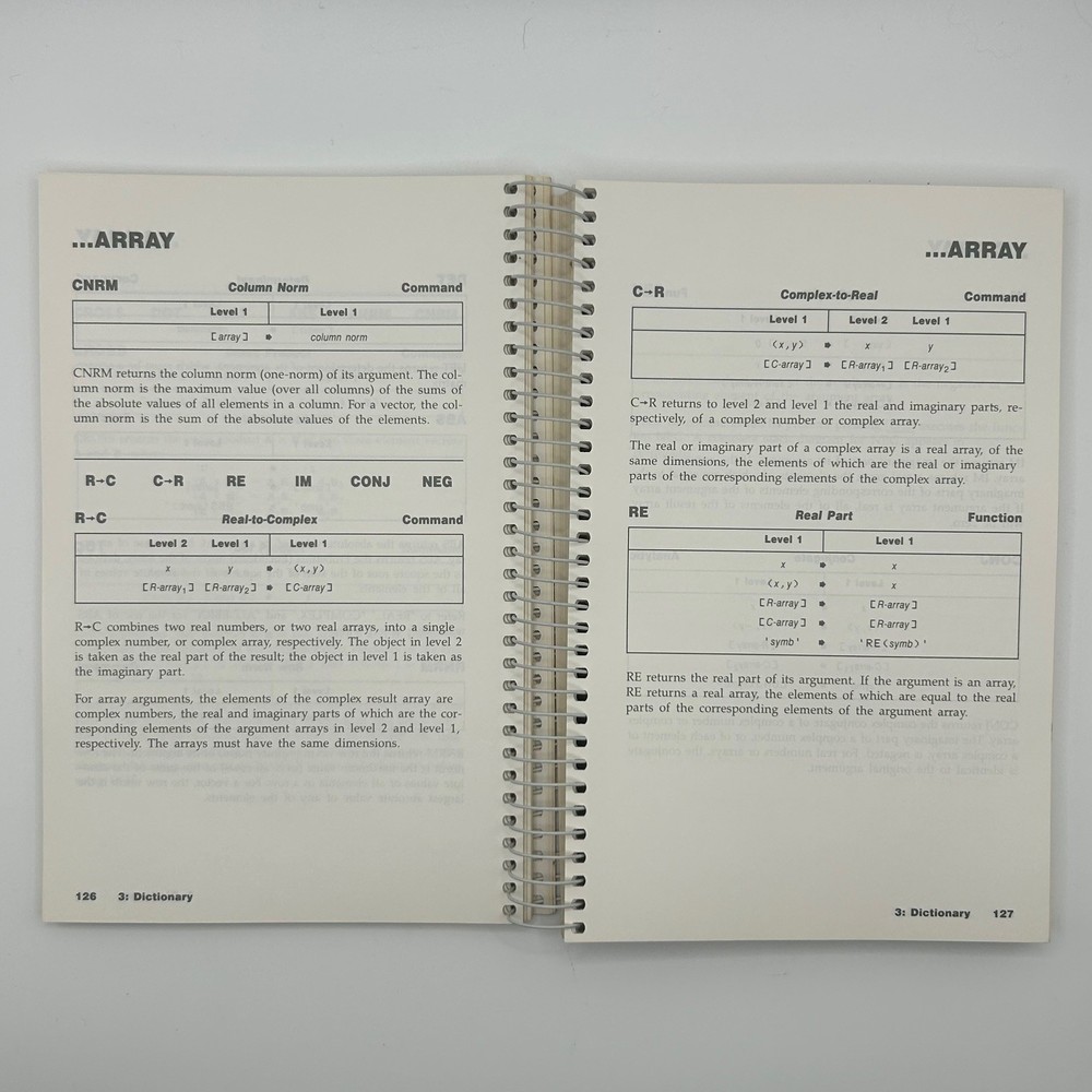 VTG Hewlett Packard HP-28C Reference & Getting Started Manuals