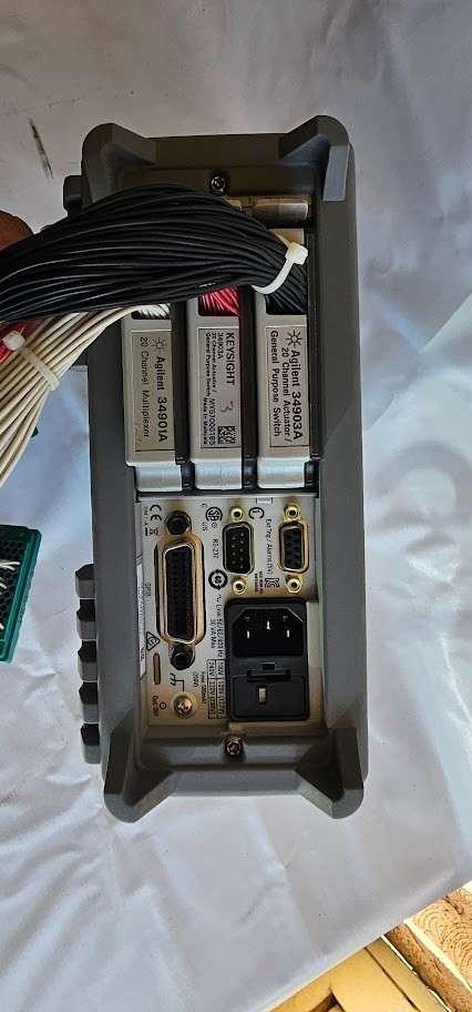 Keysight 34970A Data Acquisition Switch Unit w/ 34901A & 34903A Modules