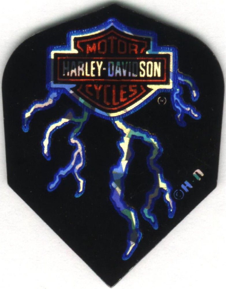 Harley-Davidson Lightning Strike Dart Flights: 3 per set