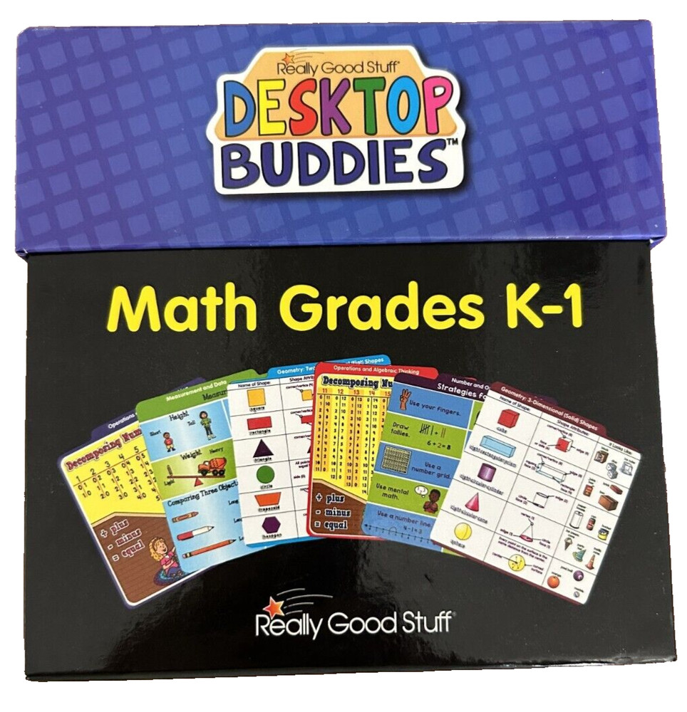Really Good Stuff Desktop Buddies Math K-1