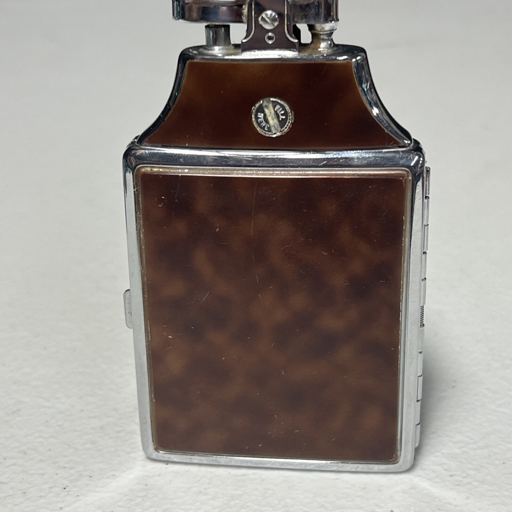 Vintage Ronson Mastercase Lighter With Cigarette Case Untested