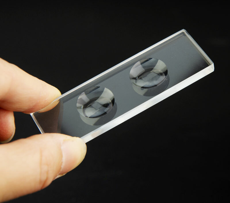 Optical Glass Microscope Slides 5mm/10mmThickness Circular Concave Cavity 1PC
