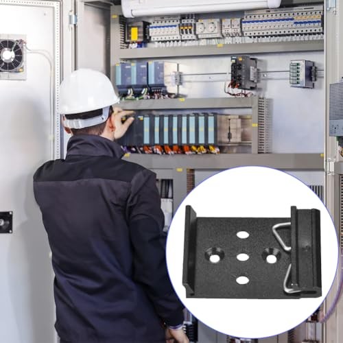 Din Rail Fixed Clamp, 35mm Universal Mount Solid State Relay Clip Fasten #5