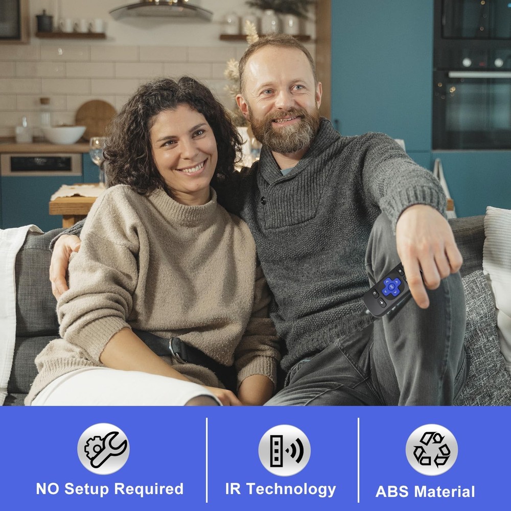 (2 Pack) Replacement Remote Control for Roku Player (2-Pack),