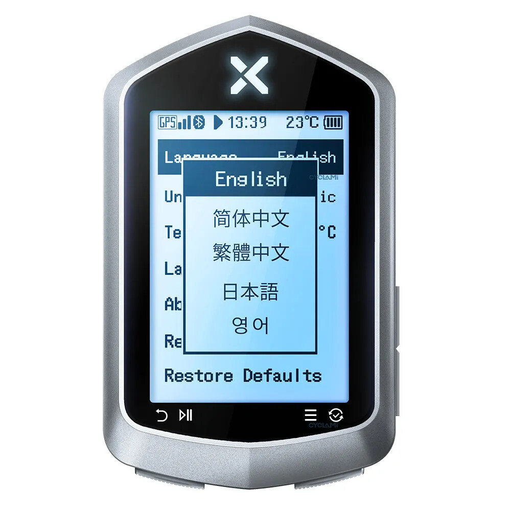 Bike Computer GPS Bicycle Map Route Navigation MTB Wireless Speedometer Odometer