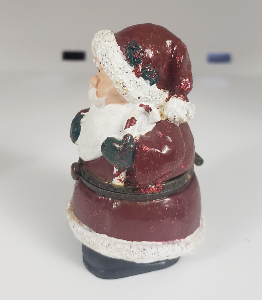 3" Santa Clause Hinged Trinket Box #23