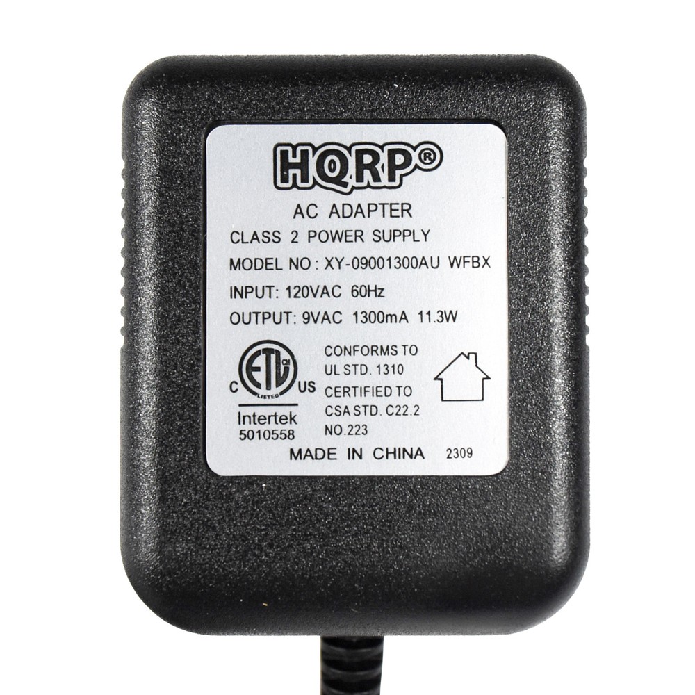 HQRP AC Power Adapter for Digitech BP200, BP355 Bass Multi-Effects Processor