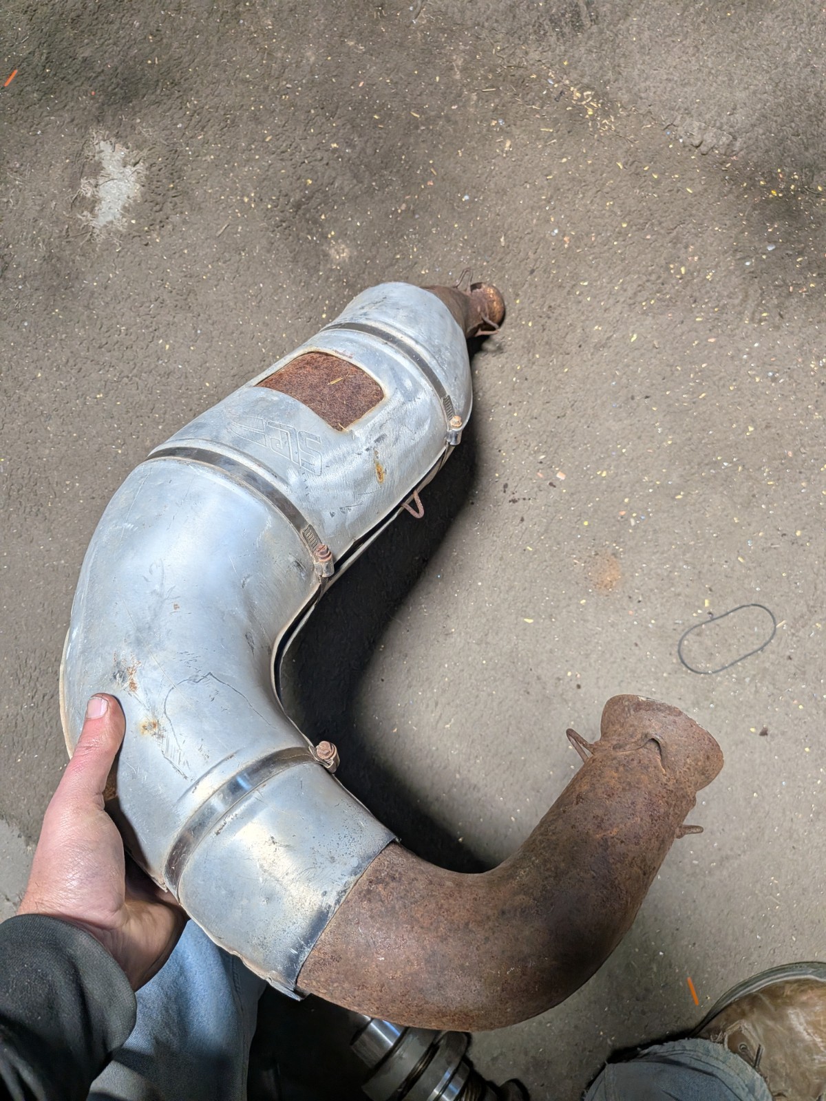 Polaris RMK XC 700 800 Single Exhaust Pipe SLP 2000 2001 performance