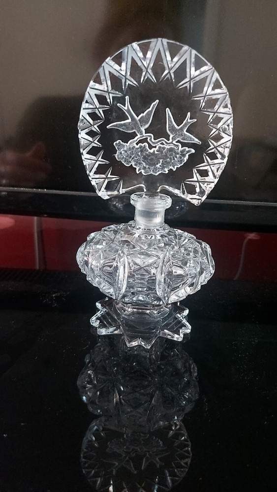 Vintage Crystal Parfum Bottle