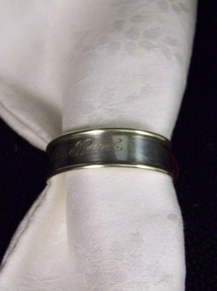 ALL Solid Sterling Antique GORHAM NAPKIN RING - Eun Hee