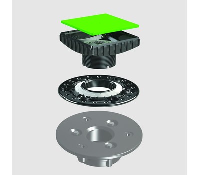 EBBE E208 1/2" PVC Hotmop Adapter & Drain Riser