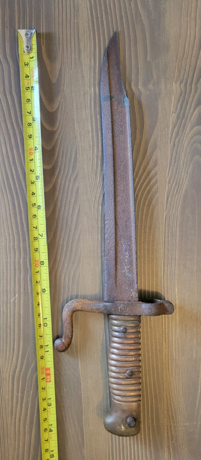 Modified M. 1866, French, Chassepot Bayonet Fighting Knife