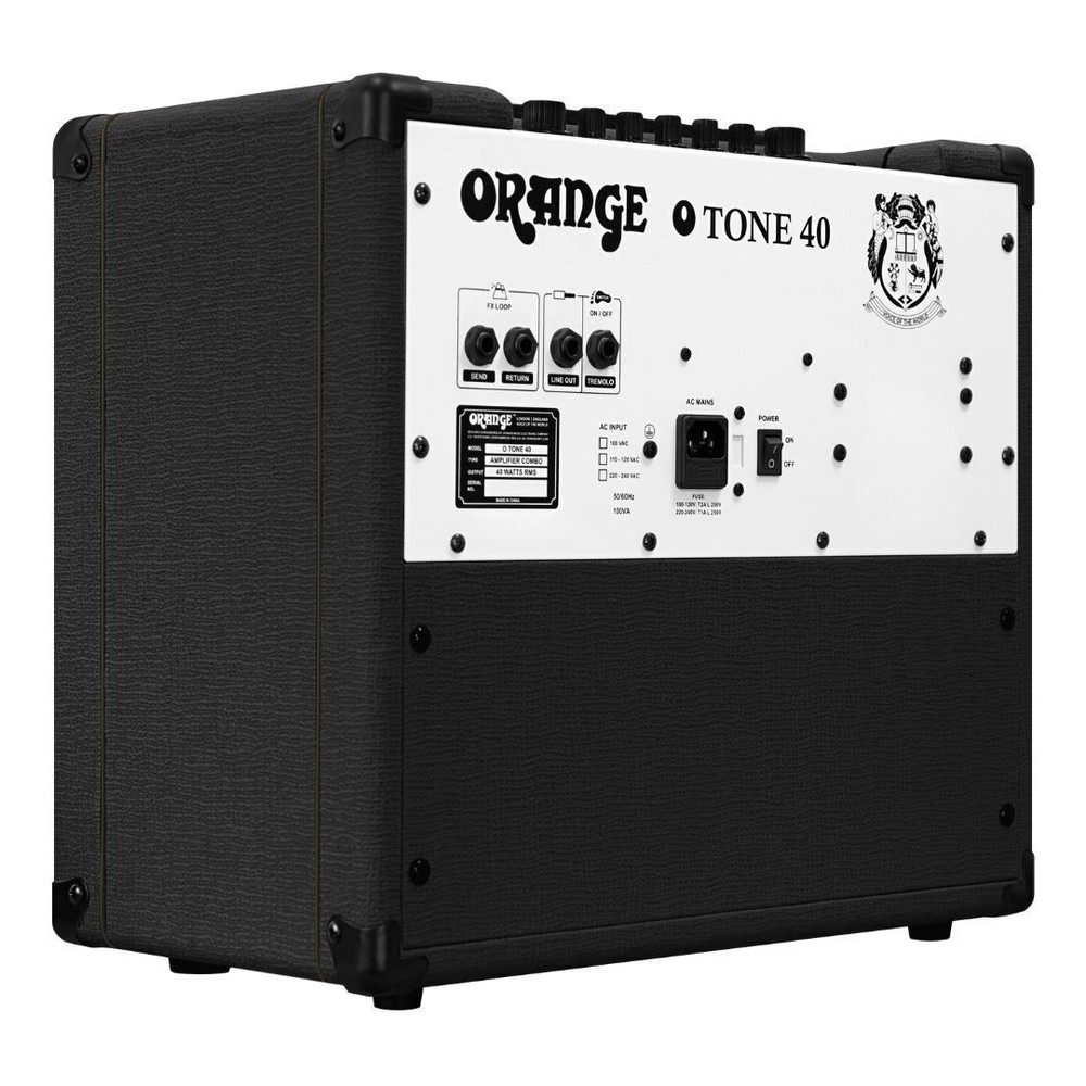 Orange O Tone 40 Class A and B Black Solid State Combo Amplifier for Home Studio