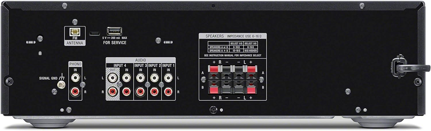 Sony 2-Channel Stereo Receiver with Bluetooth Phono & Aux Input *STRDH190