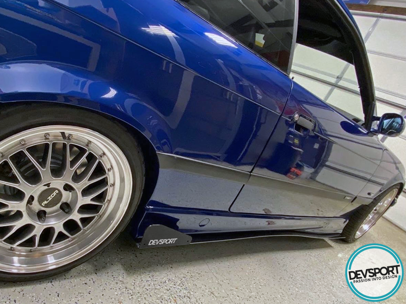DevSport Side Skirt Extensions Splitters (94-99 BMW e36 / M3)