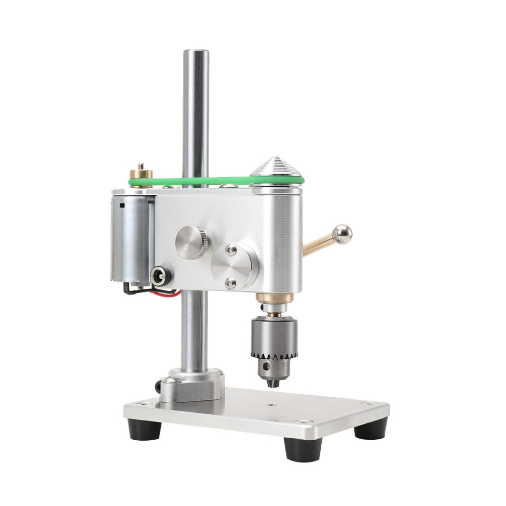 Mini Drill Press Precision Variable Speed Benchtop Drill Press 360° Rotation