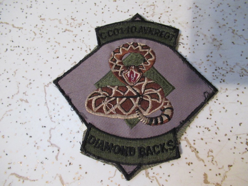 Army patch – Diamond Backs CC01-10-AVNREGT
