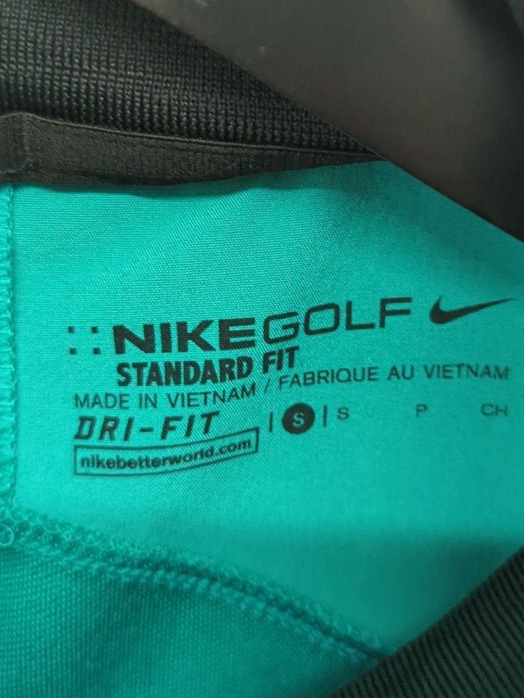 Nike Men's Loungewear S Green 100% Polyester High Neck Basic