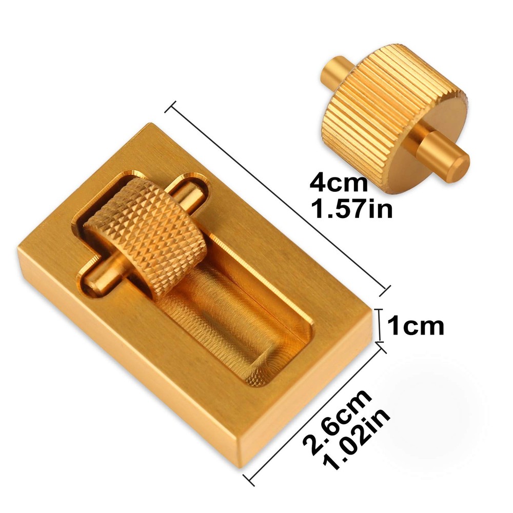 BUTUZE Leather Edge Paint Tool with 2 Brass Rollers, Essential Small, Box