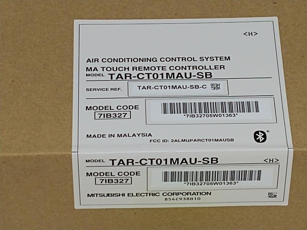 Mitsubishi Touch Remote Controller (TAR-CT01MAU-SB)
