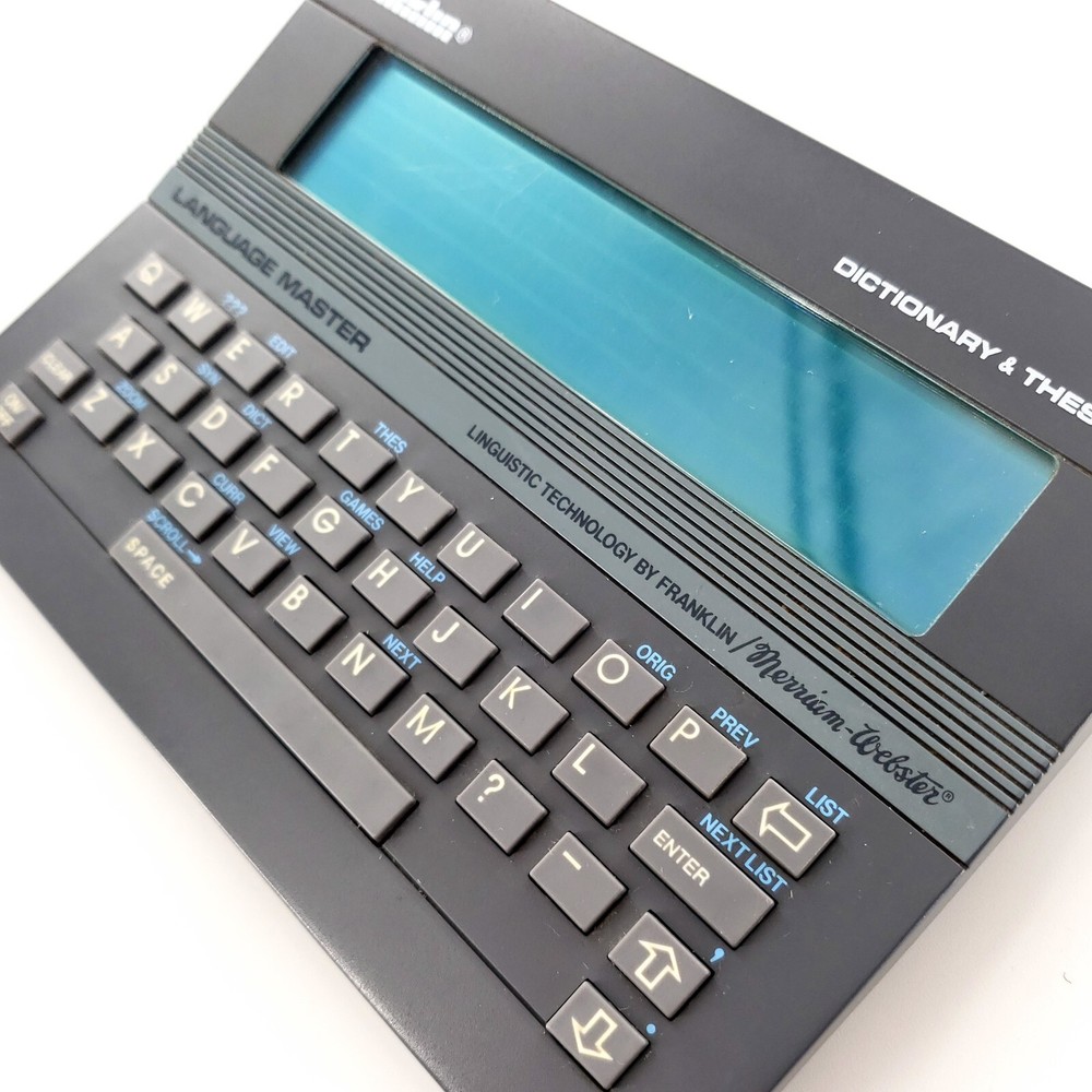 Franklin Language Master LM-2000B Dictionary Thesaurus Spellblaster II Tested