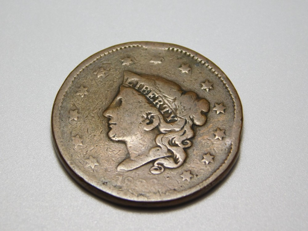 OLD US COINS 1826 CORONET HEAD LARGE CENT