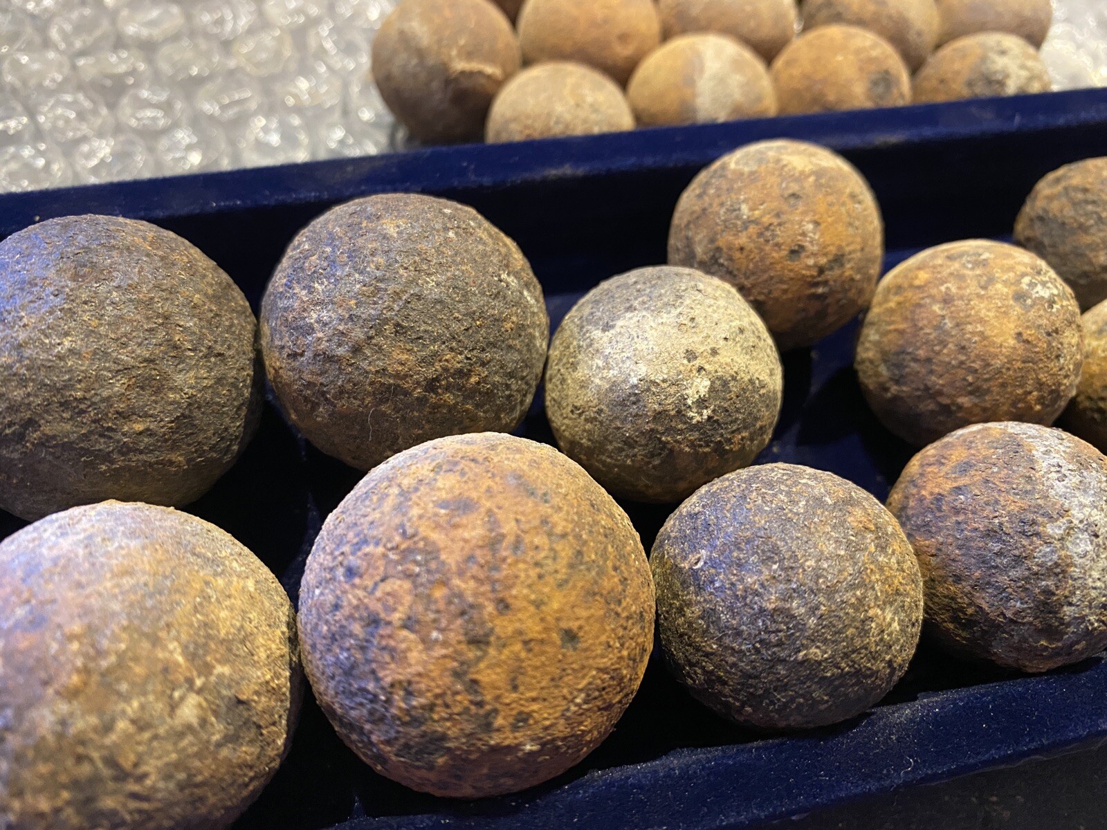 RARE Historic Old West Cast Iron Mill Ball. GOLD SILVER Mining History - M Size