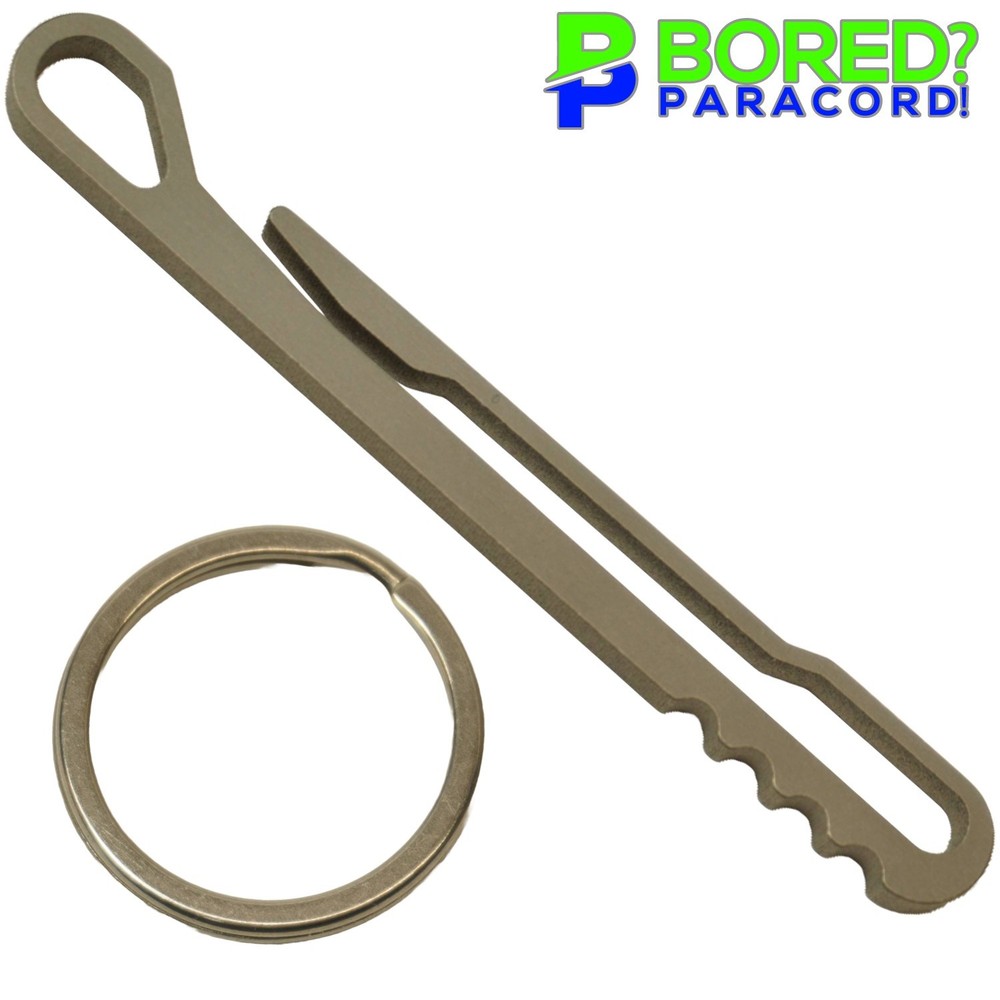 Titanium Pocket Clip & Key Ring Set – Minimalist EDC Design